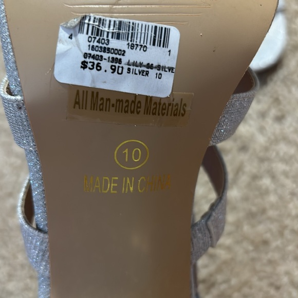 Silver Windsor High Heels - Picture 3 of 3